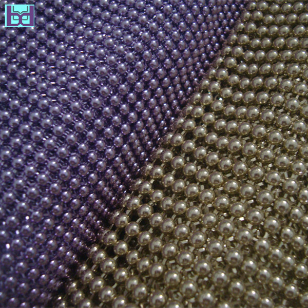 4#6mm铝珠网氧化紫金