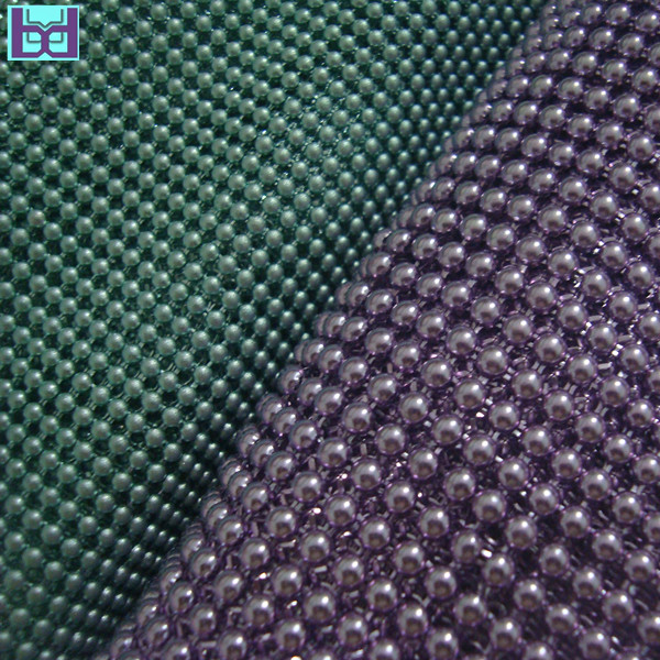 3#4mm铝珠网砂兰#氧化紫