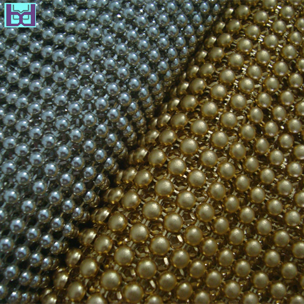 6#8mm铝珠网氧化白金#砂金5