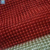 4mm珠氧化大红#金