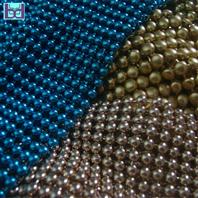 4mm铝珠网氧化宝蓝#夏红#砂金6