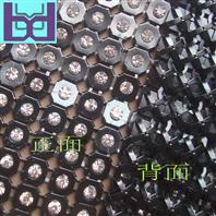 8mm平钻黑底+A白钻