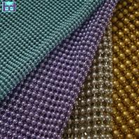 8mm磨砂兰/氧化紫色/氧化金/磨砂金铝珠网片